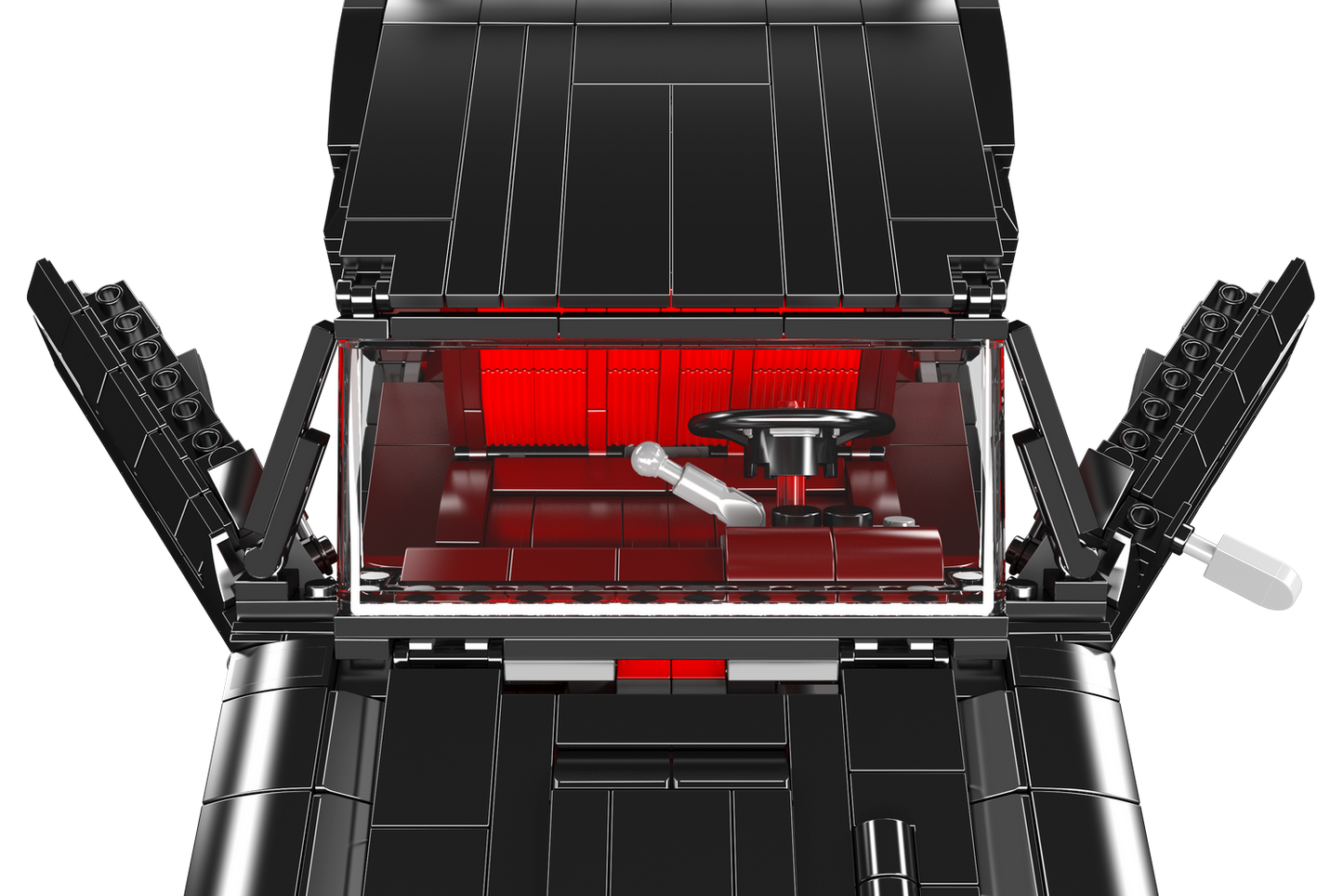 Mould King 10199 Wheels GTO Classic Muscle Car Model Building Toy Set | 1563 PCS