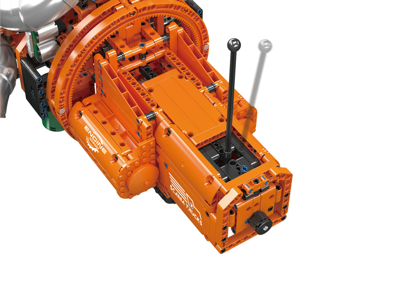 Mould King 10200  Inline-6 Truck Engine & Transmission Building Toy Set | 3236 PCS