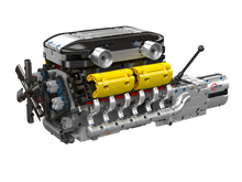 Mould King 10202 Motorized Lamborghini V12 engine & gearbox Building Toy Set | 1260 PCS