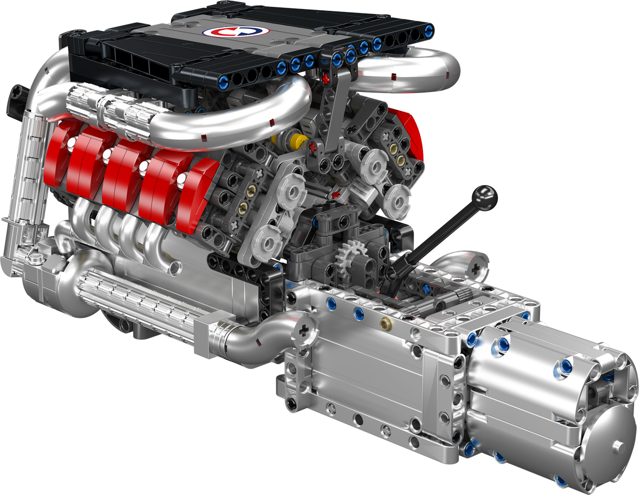 Mould King 10203 Motorized BMW M3 E92 V8 engine & gearbox Building Toy Set | 1169 PCS