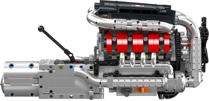 Mould King 10203 Motorized BMW M3 E92 V8 engine & gearbox Building Toy Set | 1169 PCS