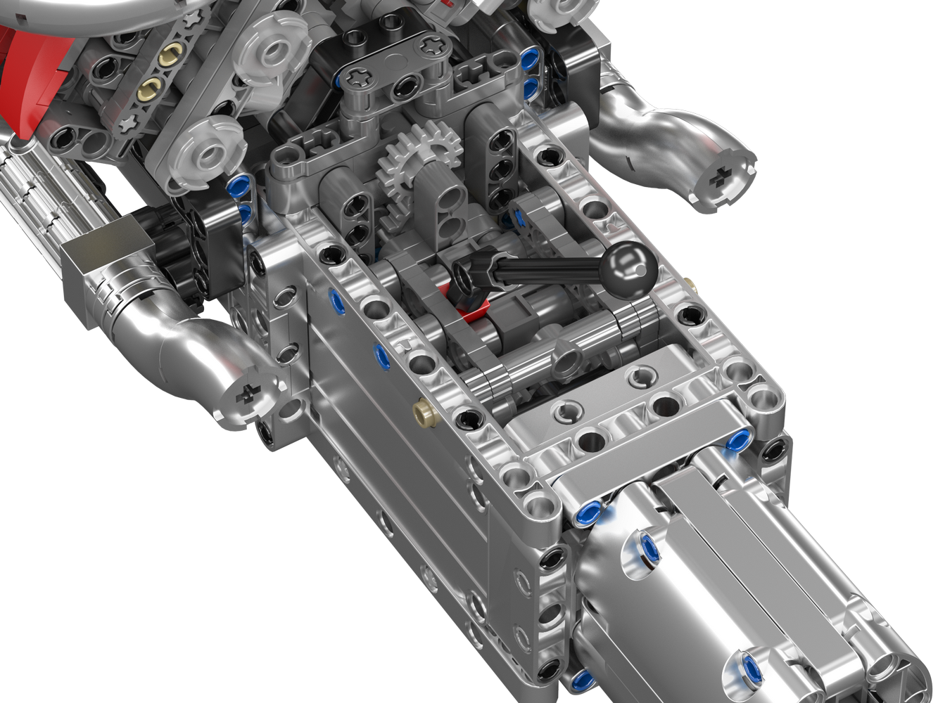 Mould King 10203 Motorized BMW M3 E92 V8 engine & gearbox Building Toy Set | 1169 PCS
