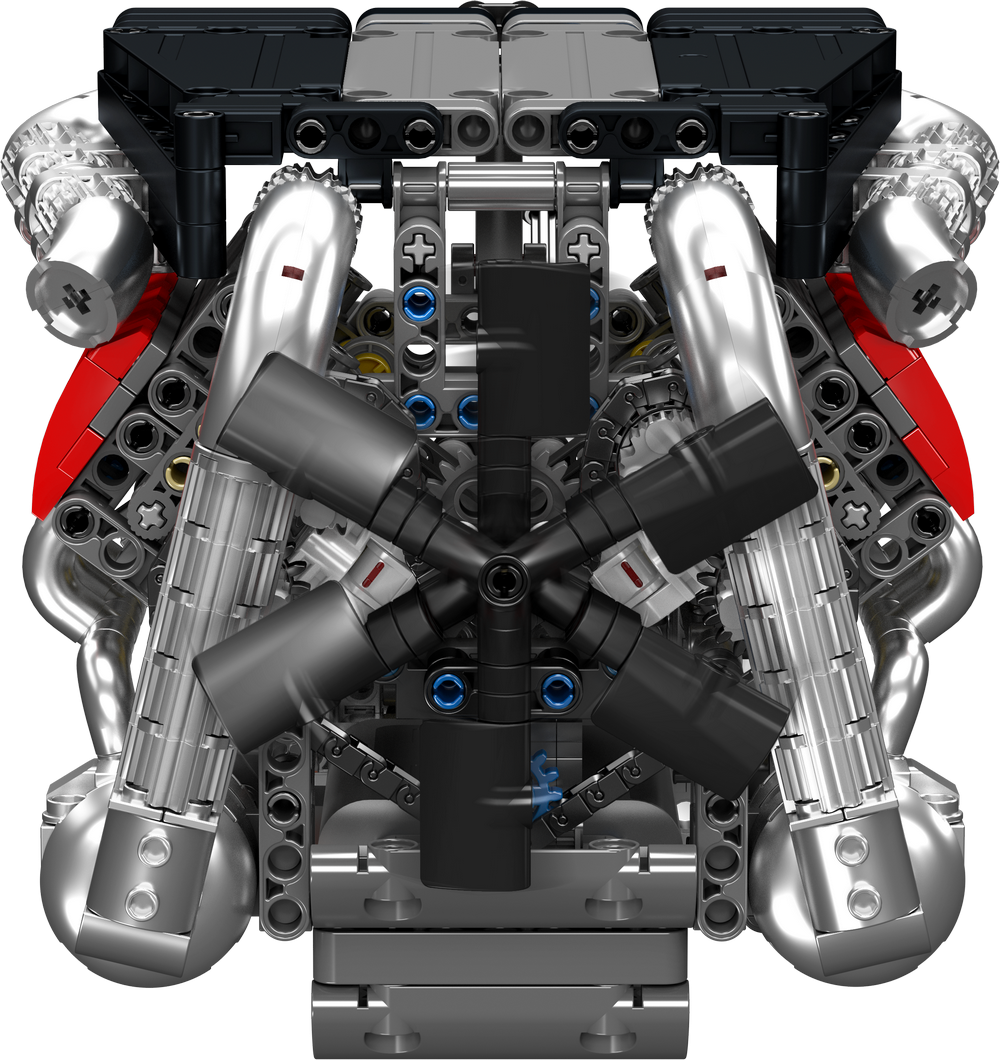 Mould King 10203 Motorized BMW M3 E92 V8 engine & gearbox Building Toy Set | 1169 PCS