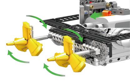 Mould King 10209 Motorized Inline 6-Cylinder Aircraft Carrier Building Toy Set | 3222 PCS