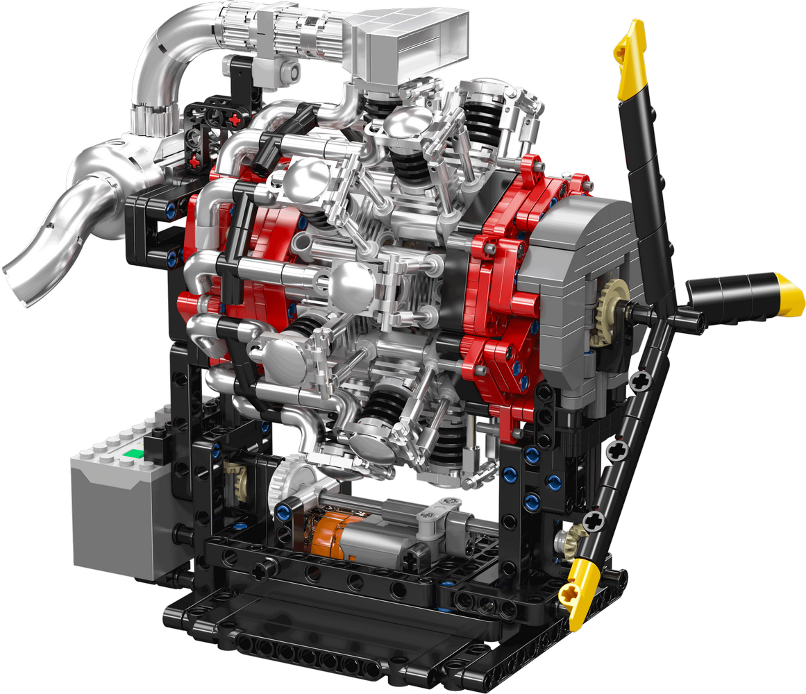 Mould King 10211 Radial Aviation Engine Building Toy Set | 1147 PCS