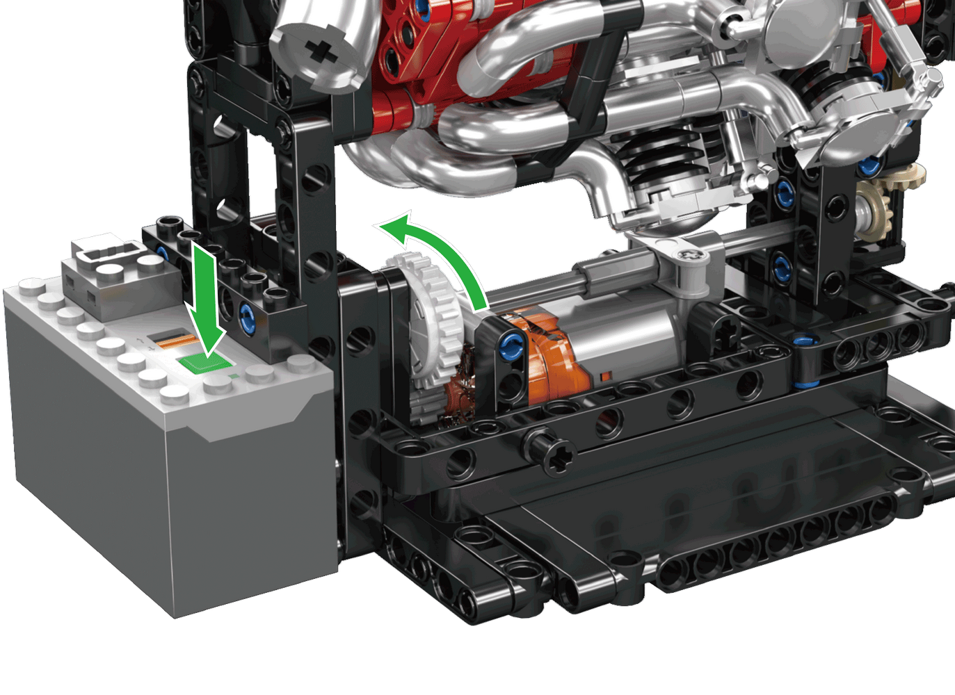 Mould King 10211 Radial Aviation Engine Building Toy Set | 1147 PCS