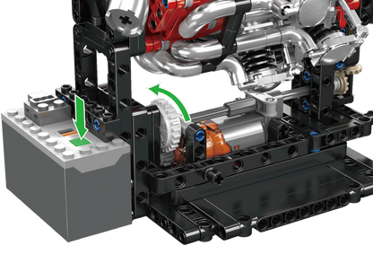 Mould King 10211 Radial Aviation Engine Building Toy Set | 1147 PCS