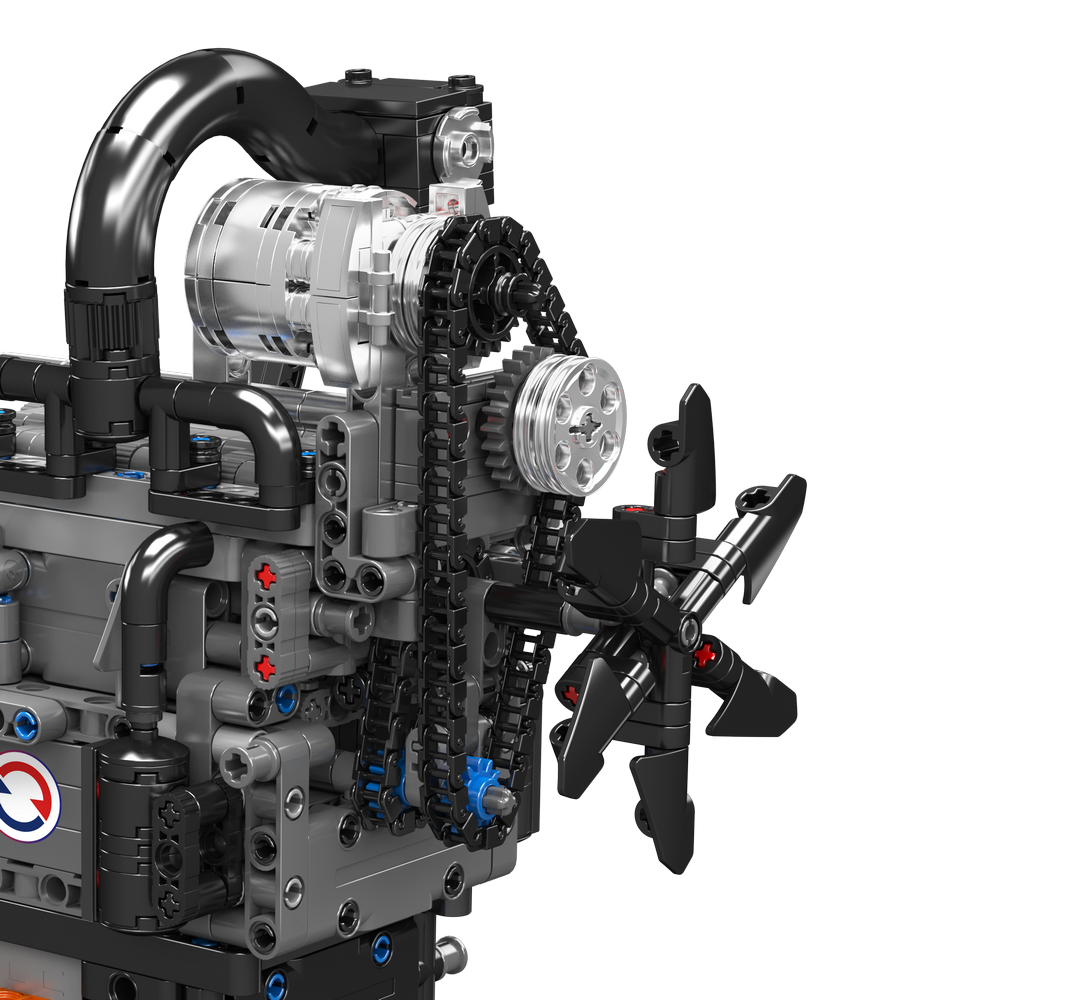 Mould King 10212 Motorized Mazda Rotary Engine Model Building Toy Set | 1130 PCS