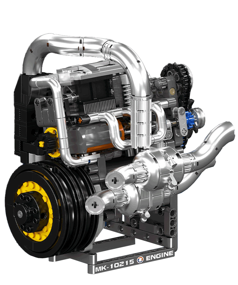 Mould King 10215 Koenig Supercar Engine Building Toy Set | 739 PCS