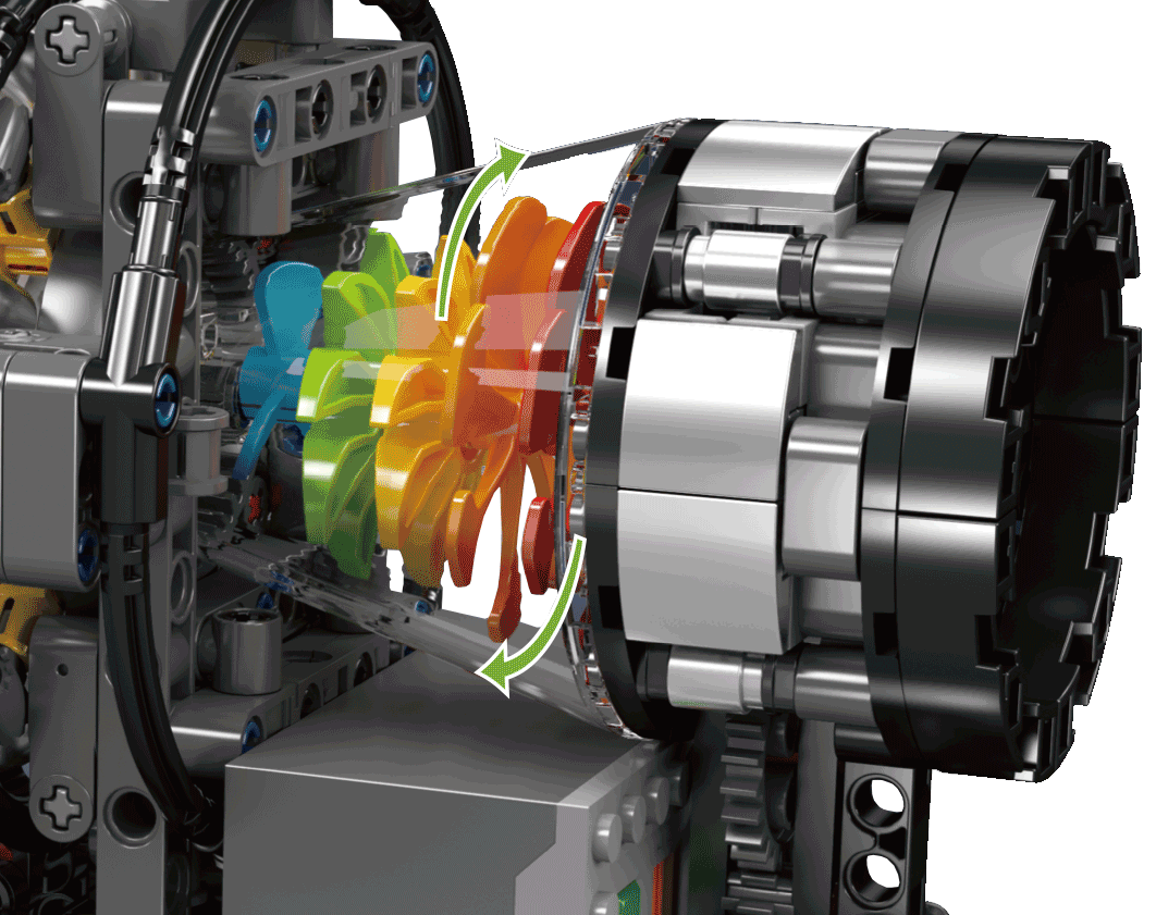 Mould King 10216 Turbojet Engine Mechanical Model Building Toy Set | 1214 PCS