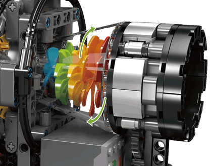 Mould King 10216 Turbojet Engine Mechanical Model Building Toy Set | 1214 PCS