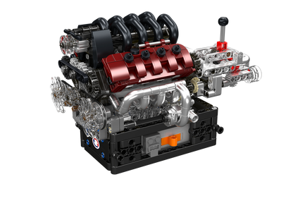 Mould King 10227 Motorized V8 Engine with Transmission Building Toy Set | 787 PCS