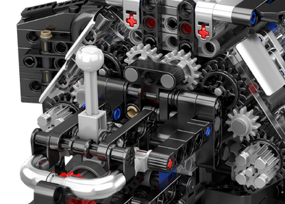 Mould King 10230 W12 Twin Turbo Engine Model Building Toy Set | 871 PCS