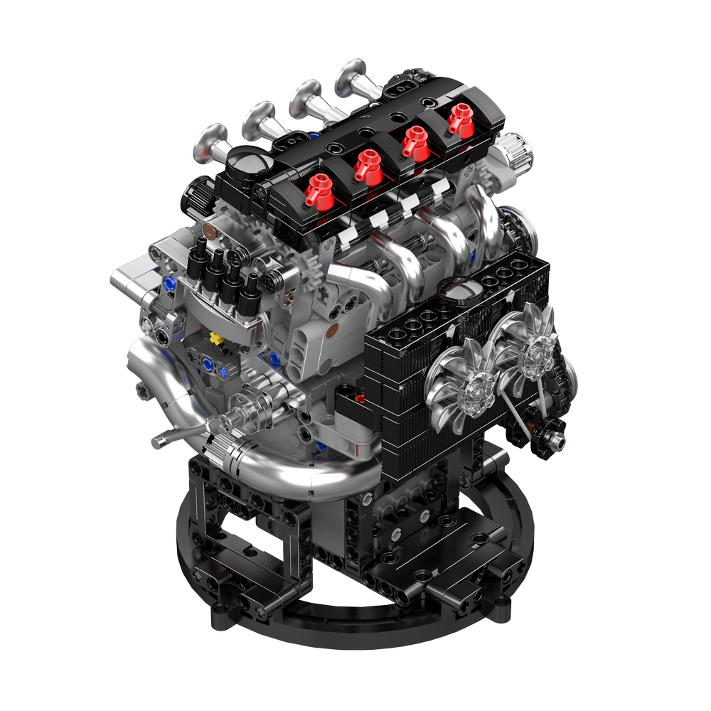 Mould King 10234 Motorized VTEC Engine Model Building Toy Set | 772 PCS