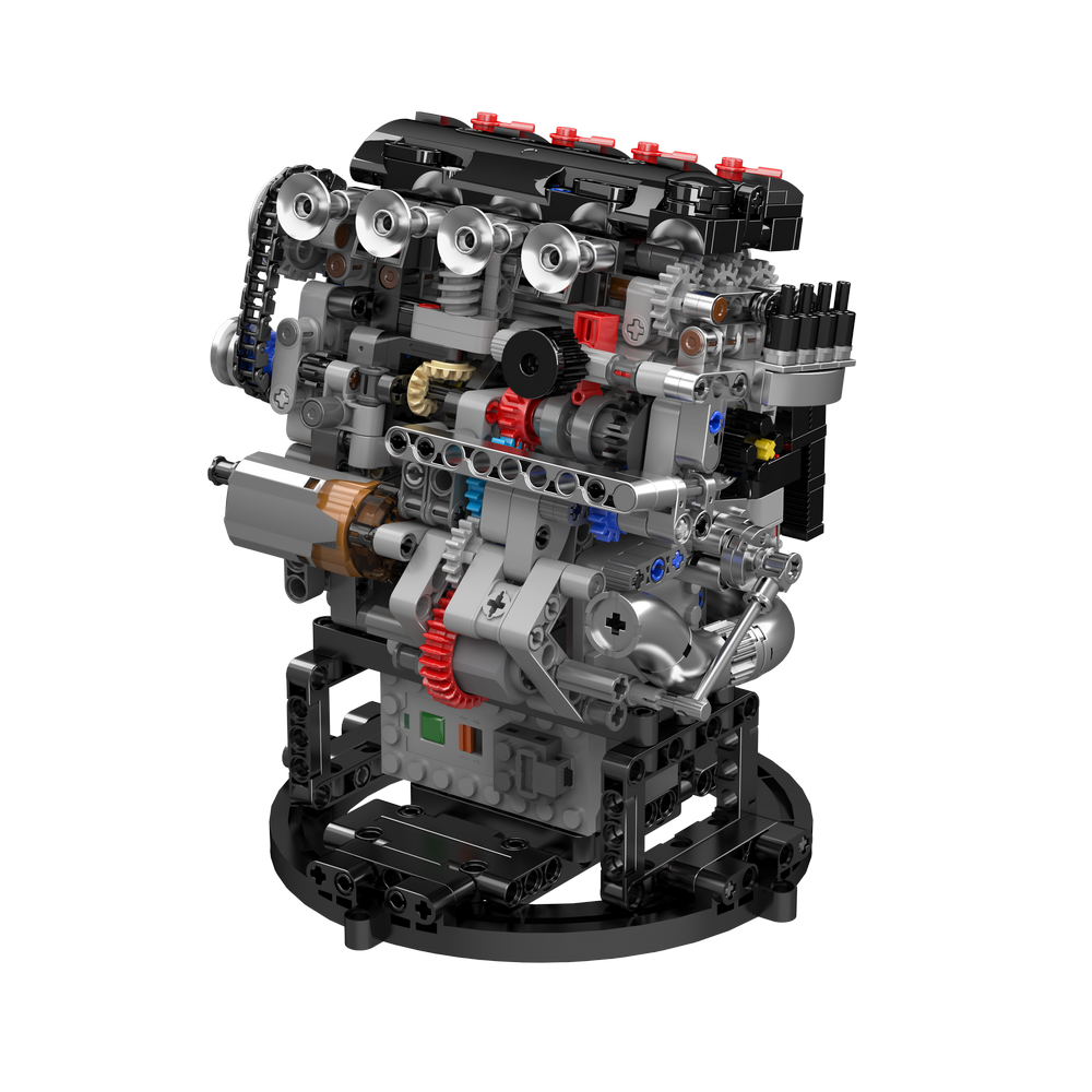 Mould King 10234 Motorized VTEC Engine Model Building Toy Set | 772 PCS