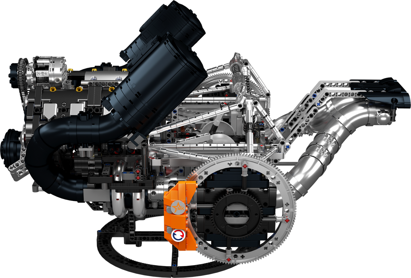Mould King 10248 JZK V8 Hyper Engine Building Toy Set | 3192 PCS