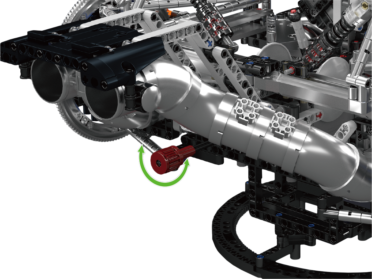 Mould King 10248 JZK V8 Hyper Engine Building Toy Set | 3192 PCS