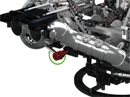 Mould King 10248 JZK V8 Hyper Engine Building Toy Set | 3192 PCS