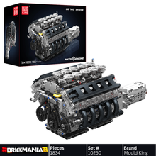 Mould King 10250 Motorized LFA V10 Engine Model Building Toy Set | 1834 PCS