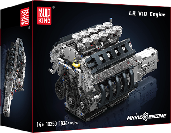 Mould King 10250 Motorized LFA V10 Engine Model Building Toy Set | 1834 PCS