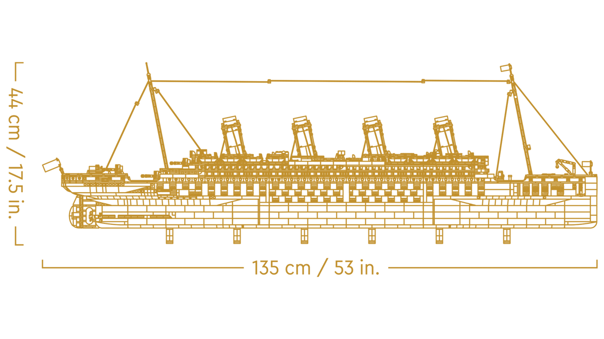 LEGO 10294 Icons Titanic | 9090 PCS