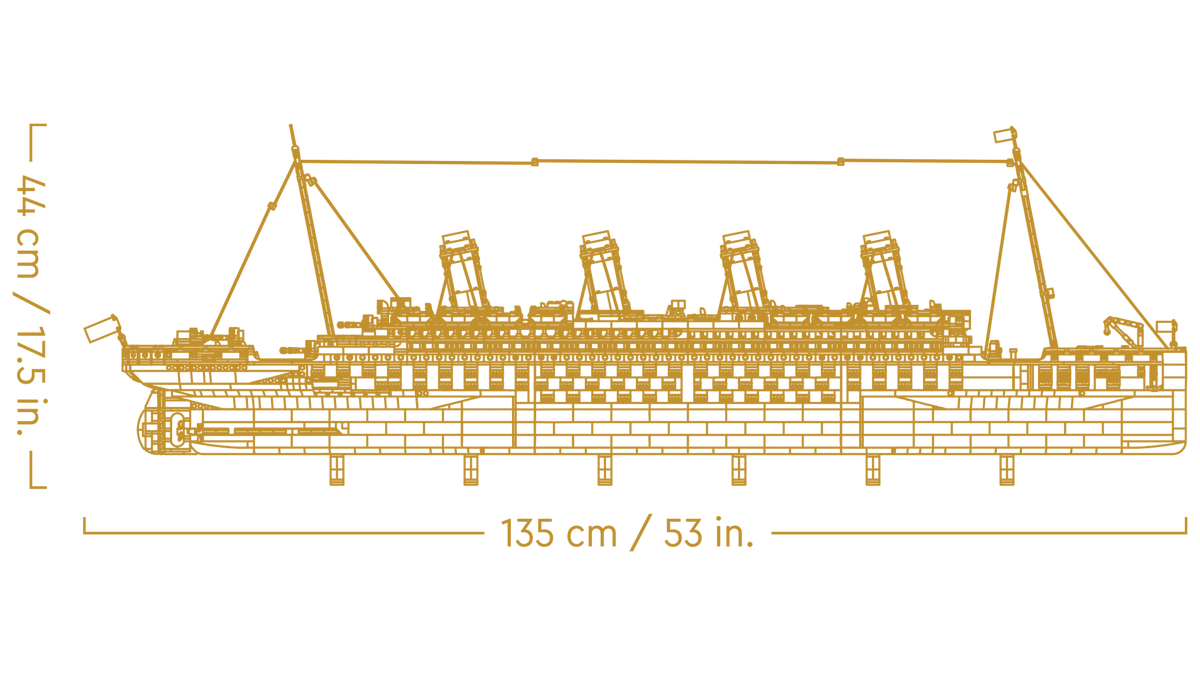 10294 Titanic | 9090 PCS