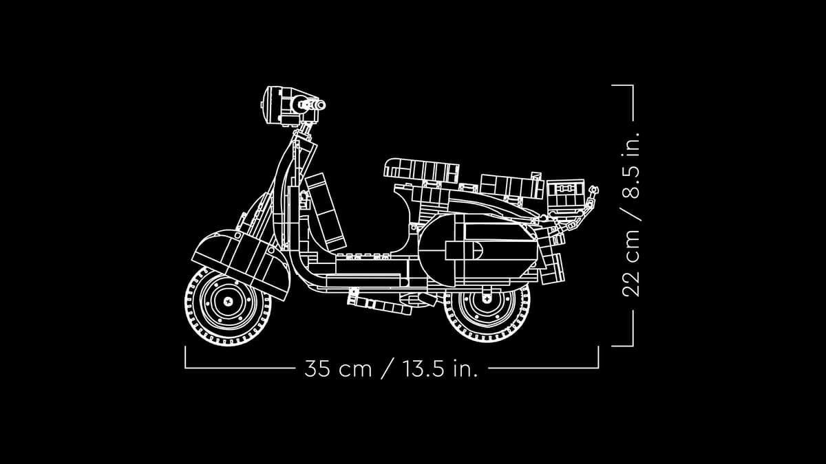 LEGO 10298 Icons Vespa 125 | 1107 PCS