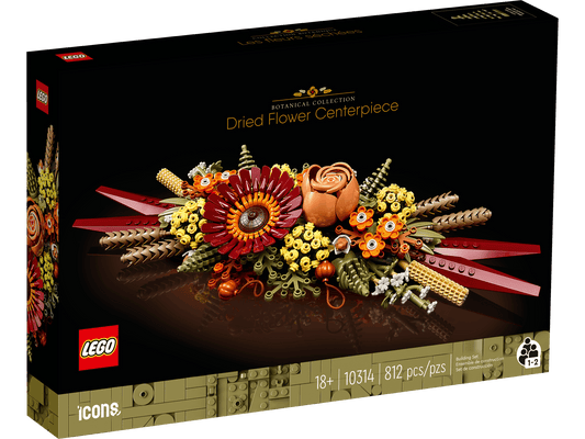 LEGO 10314 Botanicals Dried Flower Centerpiece | 812 PCS | Retired
