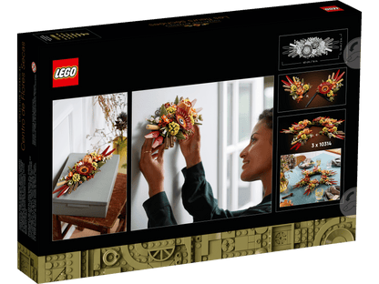 LEGO 10314 Botanicals Dried Flower Centerpiece | 812 PCS | Retired