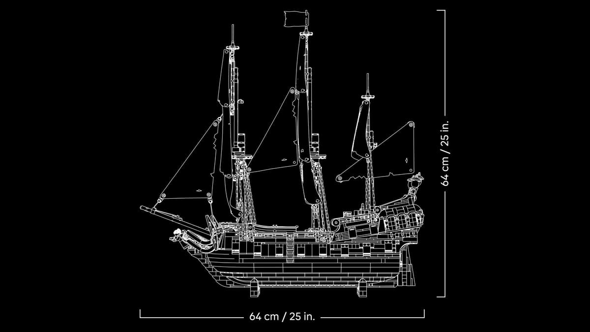 10365 Captain Jack Sparrow's Pirate Ship | 2862 PCS