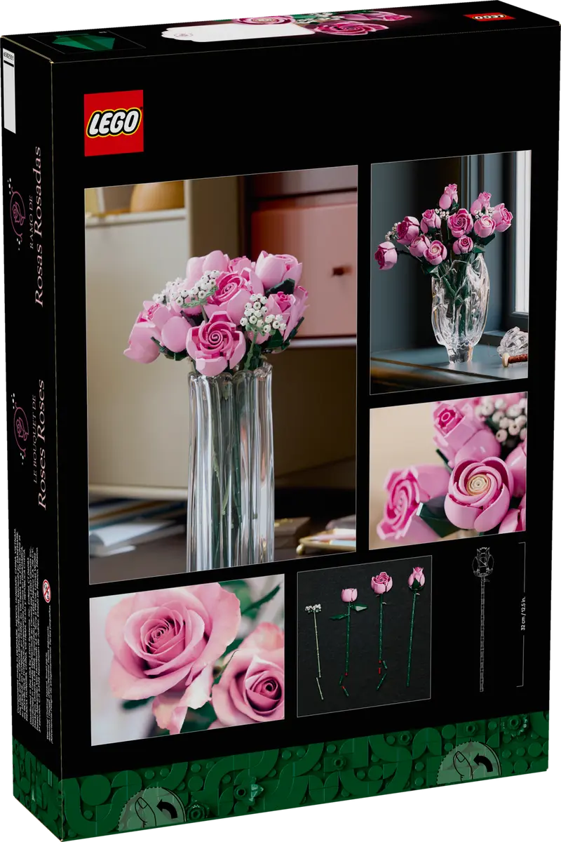LEGO 10374 Botanicals Bouquet of Pink Roses | 789 PCS