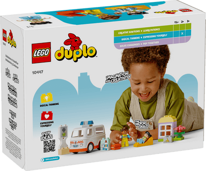 LEGO 10447 Duplo Ambulance & Driver | 19 PCS