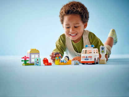LEGO 10447 Duplo Ambulance & Driver | 19 PCS