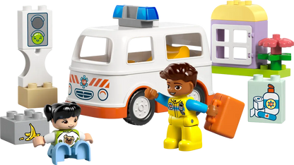 LEGO 10447 Duplo Ambulance & Driver | 19 PCS