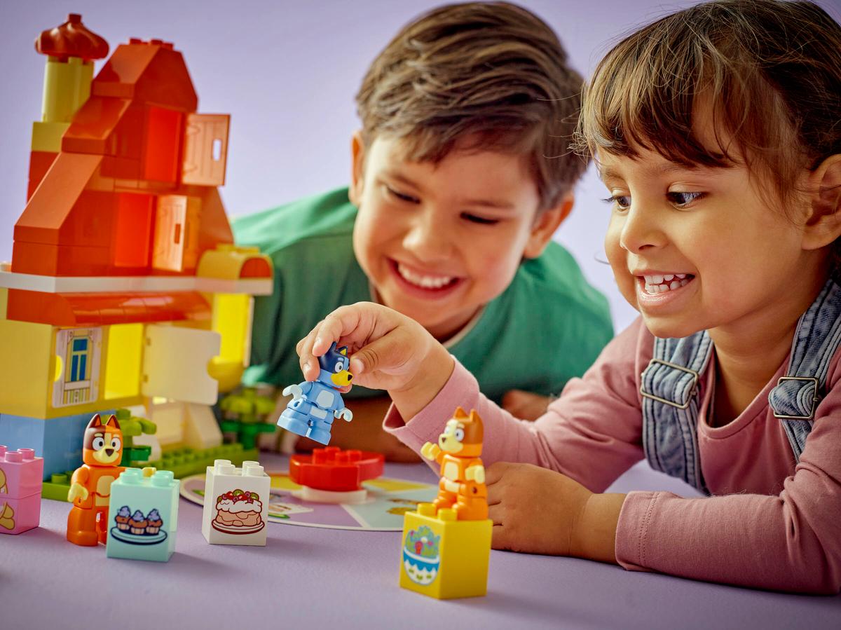 LEGO 10459 DUPLO Bluey's Family House with Memory Game | 83 PCS