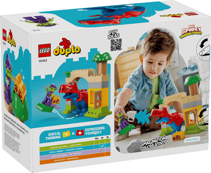 LEGO 10463 Duplo Dinosaur Spidey-Rex vs. Green Goblin | 25 PCS