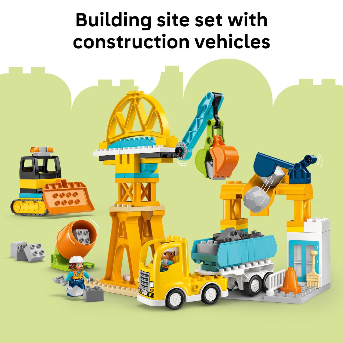 LEGO 10476 DUPLO 3 in 1 Construction Site and Vehicles | 84 PCS