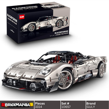 GULY 10657 Pagani Zonda Building Set | 3314 PCS