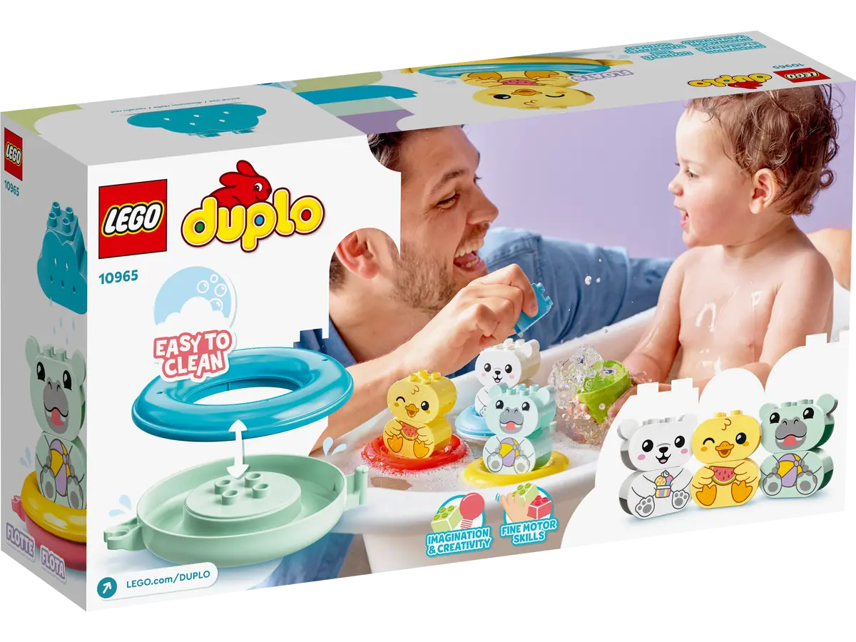LEGO 10965 Duplo Bath Time Fun: Floating Animal Train | 14 PCS