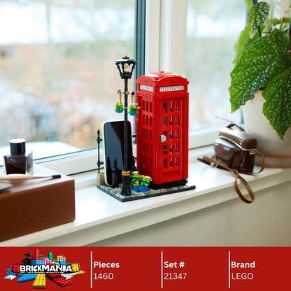 LEGO 21347 Red London Telephone Box | 1460 PCS