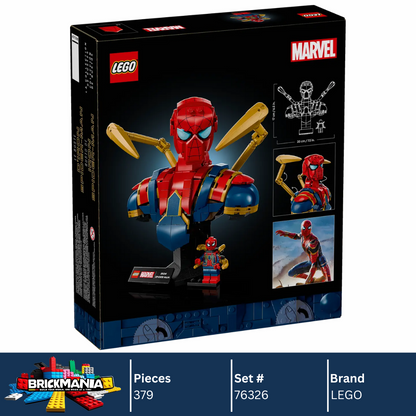 LEGO 76326 Marvel Iron Spider-Man Bust | 379 PCS