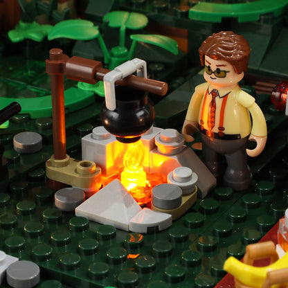 Lumibricks F9022 V2.0  Lookout Campground Building Toy Set | 1429 PCS