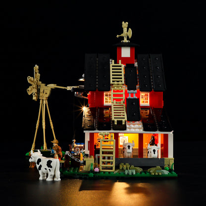 Lumibricks F9037 The Cow Barn Building Toy Set | 1368 PCS