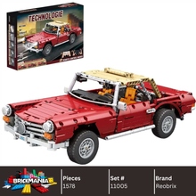 Reobrix 11005‑D Vintage Mercedes‑Benz 280SL Building Toy Set | 1578 PCS