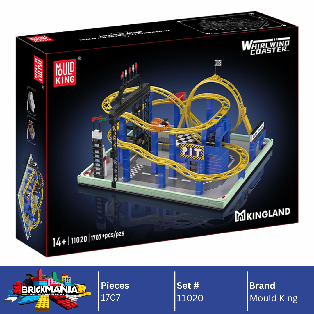 Mould King 11020 Whirlwind Coaster Building Toy Set | 1707 PCS