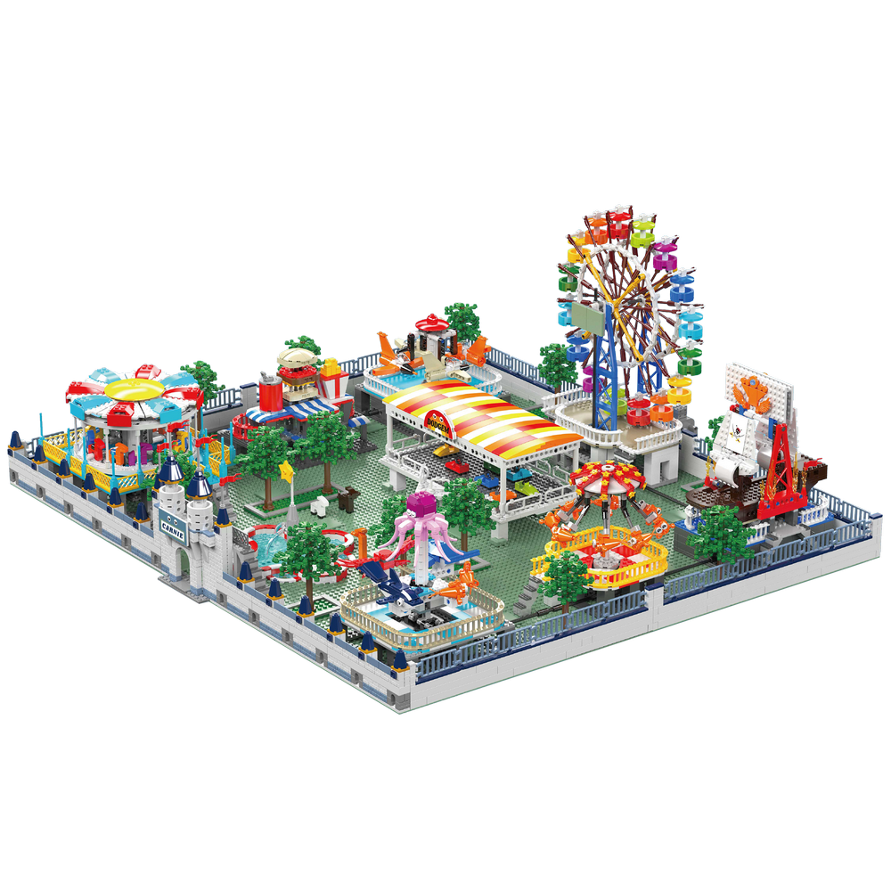 Mould King 11022 Architecture Large Amusement Park Building Toy Set | 5220 PCS