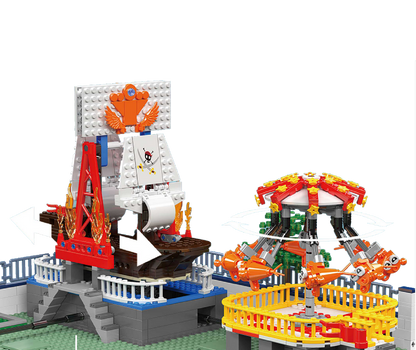Mould King 11022 Architecture Large Amusement Park Building Toy Set | 5220 PCS