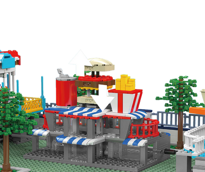 Mould King 11022 Architecture Large Amusement Park Building Toy Set | 5220 PCS