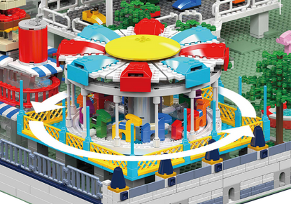 Mould King 11022 Architecture Large Amusement Park Building Toy Set | 5220 PCS