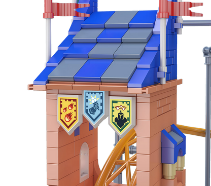 Mould King 11023 Castle Roller Coaster Building Toy Set | 2584 PCS